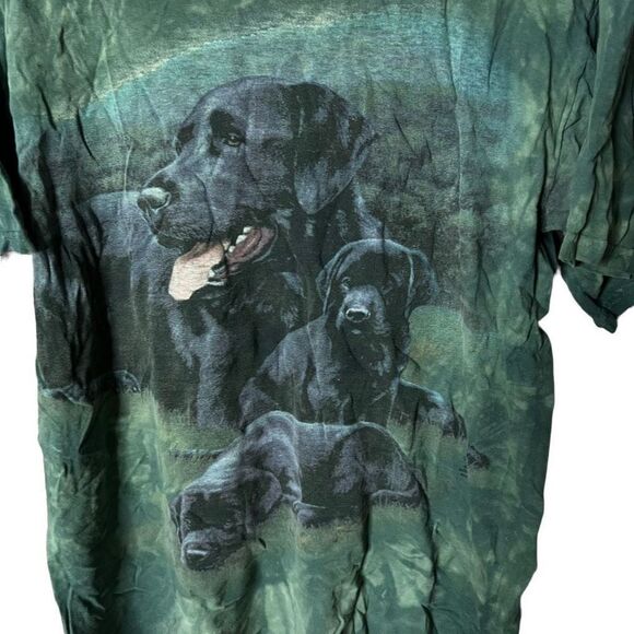 VTG 2000 The Mountain Black Lab T Shirt USA Medium - Picture 2 of 4